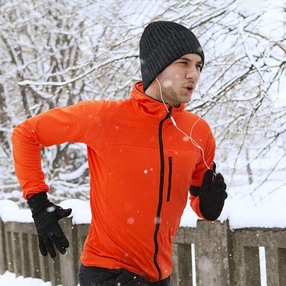 Classic Knitted Winter Beanie - Warm Polar Fleece Skull Cap for All Occasions - Picture 8 of 9